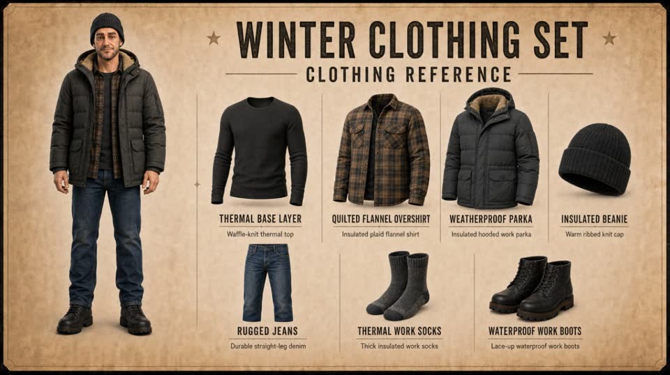 Alfonzo winter clothing set